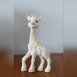 Adorable Cream Giraffe Toy